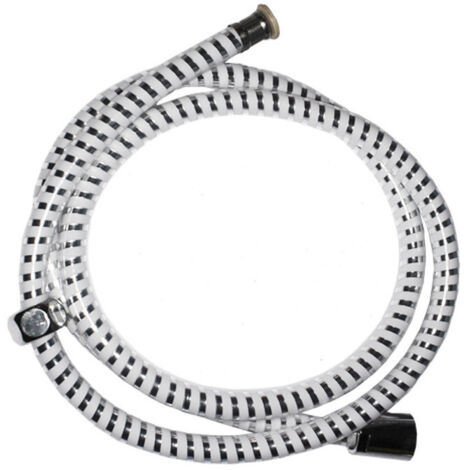 Tuyau Douche Souple 2m Tuyau Douche Flexible Blanc/chrome 2m - Edm (1/3)
