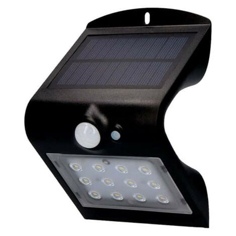 Applique Solaire avec Capteur Led EDM 1,5W 220 Lumens 10x14cm - Espace  Bricolage