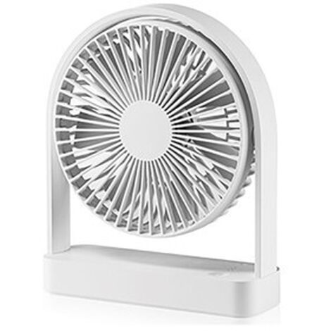 Ventilateur de table rechargeable 2000 mAh F-AIR - Compact 173x56x209 mm - Réf 33010 (1/2)