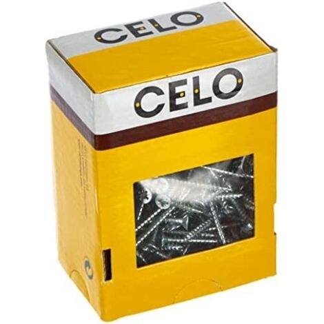 Boîte de 200 vis à bois CELO ZINGUÉ 4x40mm VLOX