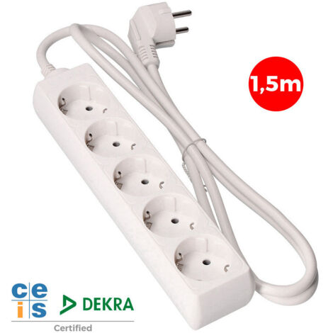 Bloc EDM - 5 prises Schuko - 16A - 1,5m - 41005 (1/3)