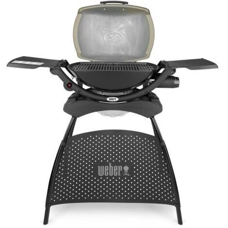 Barbecue Weber - à gaz - Q2000 - avec pied - Titanium
