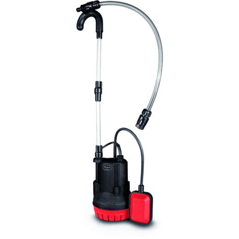 Scheppach Pompe submersible vide fût BAP350 - 230V - Puissance 350W - Débit 4000 L/h - hauteur de refoulement 11m - raccord ¾" - Arrosage du jardin, pompage et évacuation de l'eau (1/3)