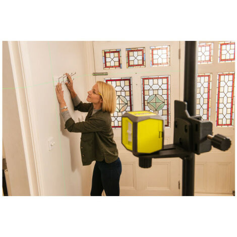 Canne Télescopique Ryobi 320 Cm - Filetage 1/4", Compatible Lasers Ryobi, Avec Patin De Plafond Et Support