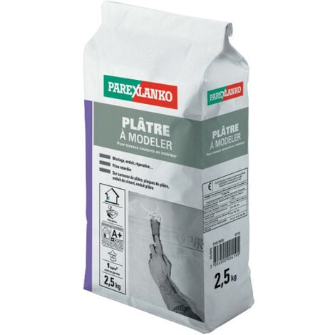 Plâtre à modeler PAREXLANKO - 2.5kg - 02803