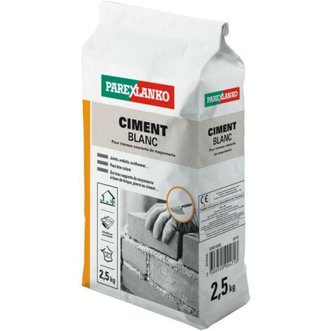 Ciment PAREXLANKO - Blanc - 2.5kg - 02869