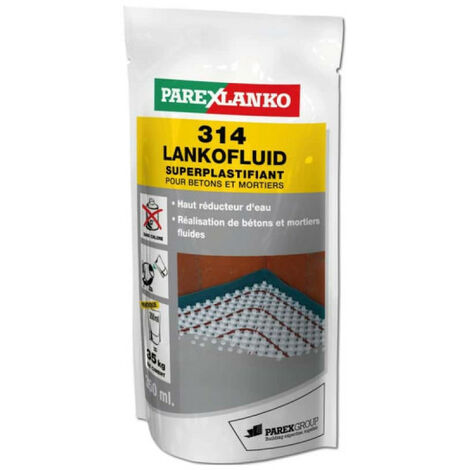 Fluidifiant et réducteur d'eau 314 LANKOFLUID PAREXLANKO 350 ml