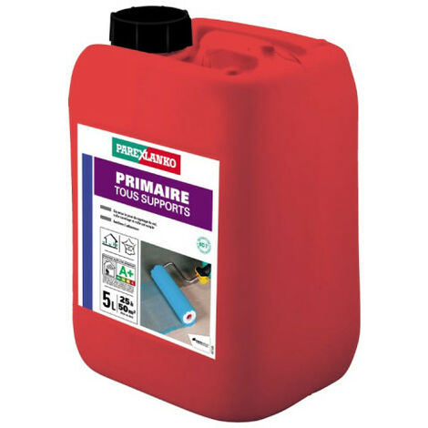 Parexlanko – Primaire pour murs 5L – Améliore l'adhérence – Sécurise la pose de ragréage et colle – SKU 2601