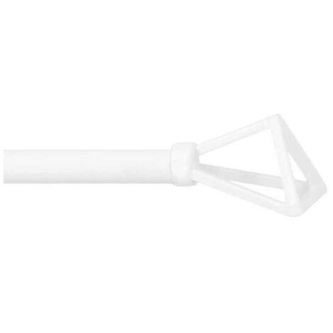Tringle Metal extensible Mobois Embout filaire blanc - 60 à 100 cm - 466003345