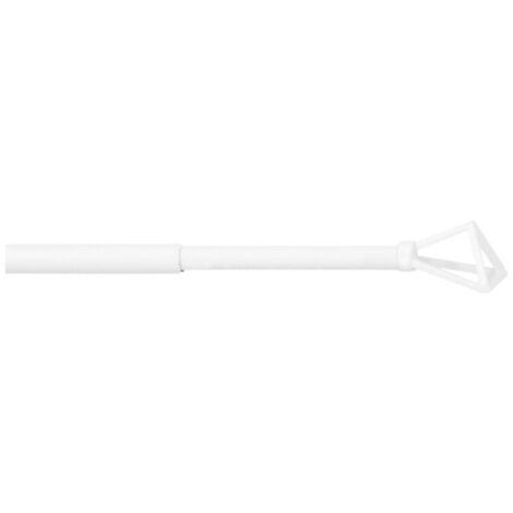 Tringle Metal extensible Mobois Embout filaire blanc - 60 à 100 cm - 466003345