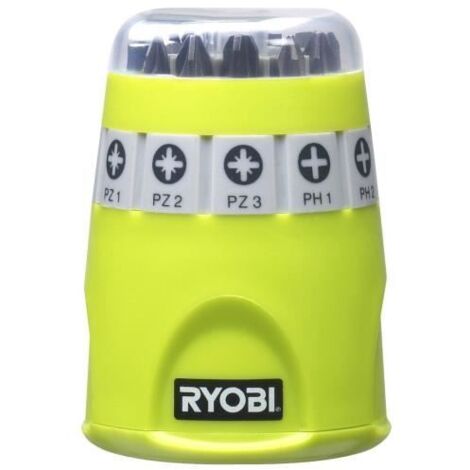 RYOBI Barillet 10 accessoires de vissage RAK10SD (1/4)