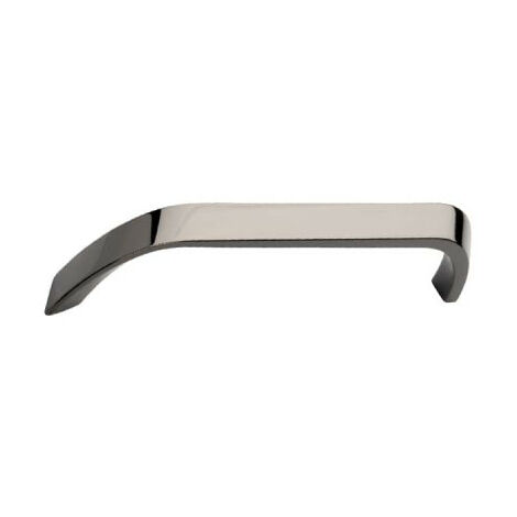 Poignée pour meuble SIRO Zamak - 258 x 138 mm - Chrome noir brillant