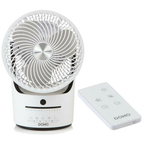 Ventilateur de table - DOMO - DO8148 - 45 W - Blanc - 3 vitesses - Oscillation 360° (1/10)