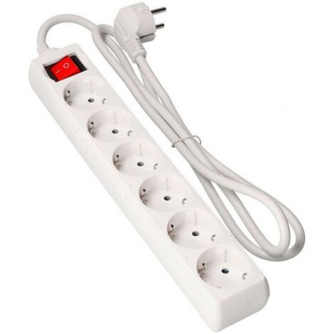 Bloc EDM - 6 prises avec interrupteur - 16A - 3m - 41046 (1/2)