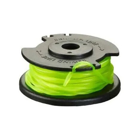 RYOBI Lot de 3 bobines simple fil torsadé 2mm pour coupe-bordures sur batterie RAC143