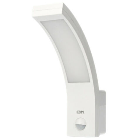 EDM – Applique extérieure led avec capteur de mouvement – 10W – 750 lumens – lumière blanche 6400K – Norme IP54 – Installation facile