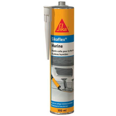 Colle mastic SIKA Sikaflex Marine - Noir - 300ml