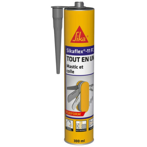 Sika – Mastic colle multi-usages 300 ml – Pour béton, métal, bois, verre et céramique – Résistance mécanique et durabilité – Technologie Purform