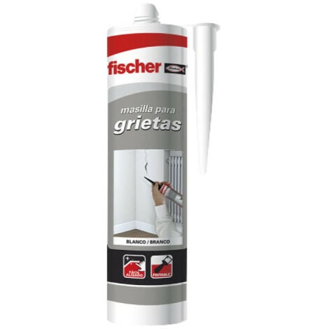 Mastic pour fissures FISCHER - blanc - 300 ml - 96105