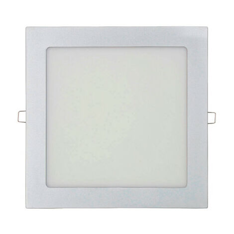 Spot LED carré EDM - 22cm - 20W - 1500lm - 4000K - Cadre chromé - 31585 (1/4)