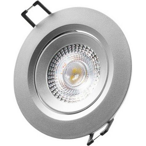 Spot LED encastrable EDM - 5W - 380lm - 6400K - Chromé - 31653 (1/3)