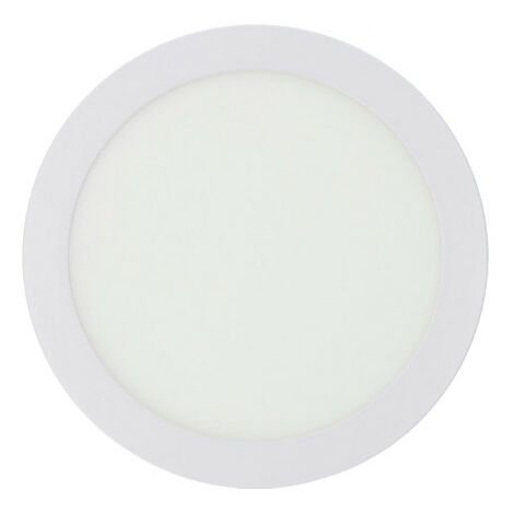 Downlight LED rond surface 20w 1500lm 4000k blanc lumière du jour ø22x3,5cm EDM (1/3)