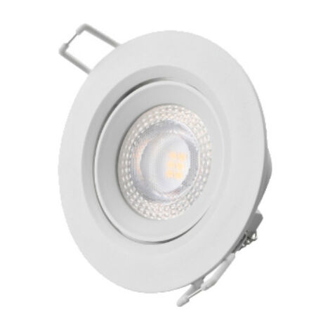 Spot LED encastrable EDM - 5W - 380lm - 3200K - Blanc - 31652 (1/2)