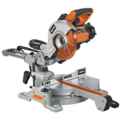 AEG – Scie à onglet radiale 1400W – Diamètre disque 216mm – Capacité de coupe 65 x 305mm – Laser de guidage – Pour bois dur