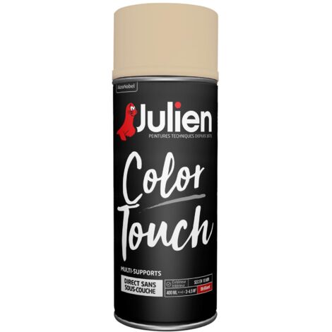 Peinture aérosol Color Touch multi-supports - Brillant Ivoire - 400 ml - Julien (1/5)