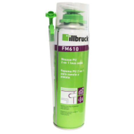 Mousse polyuréthane expansive 750ml – Isolation thermique pour cloisons et châssis – Application manuelle ou pistolet – Temps de séchage 10 min – NEC