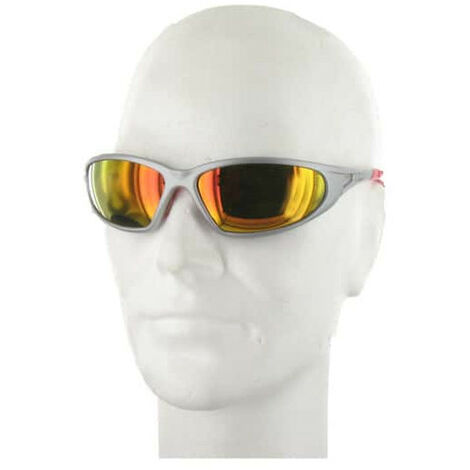 Lunettes De Sécurité LUX OPTICAL Visilux - Lentille Polycarbonate, Protection UV, Barre Frontale, Norme EN 166