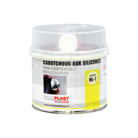 Caoutchouc aux silicones avec durcisseur NL Soloplast 500g (1/2)