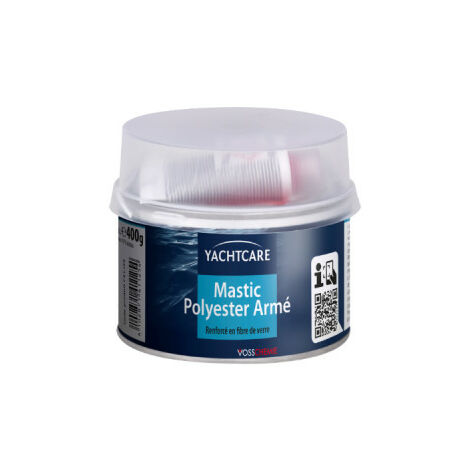 Pâte polyester armée Yachtcare 400g avec durcisseur