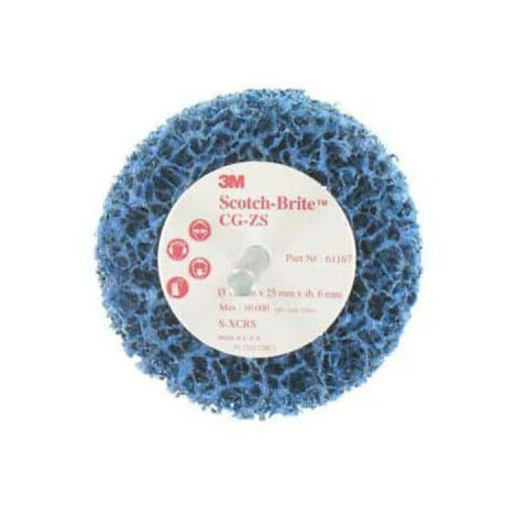 3M – Brosse pour meuleuse 75 mm – Carbure de silicium – Enlèvement de cordons de soudure – Finition sur tous métaux