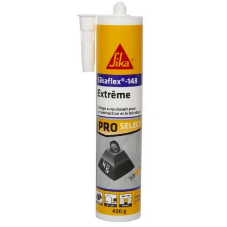 Sika – Colle construction mastic de fixation 290 ml – Pour béton, céramique, bois, métal – Adhésion immédiate – 649967