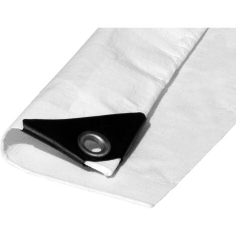 Auvent Double Face Blanc Protection Solaire Réversible 4x5m - Edm (1/3)