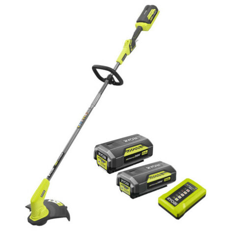 Pack RYOBI Coupe bordures 36V LithiumPlus RY36LT33A-120 - 2 Batteries 36V LithiumPlus 4.0Ah - 2.0Ah - 1 Chargeur (1/5)