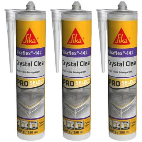 Sikaflex Transparent : 112 Crystal Clear pour l'étanchéité