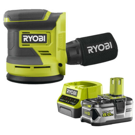 Ponceuse Orbitale Ryobi RROS18-0 - 18V, ⌀125mm - Corps Nu, Sans Batterie
