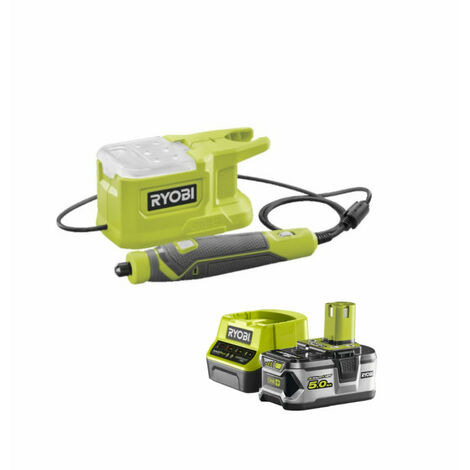 Pack RYOBI Mini outil multifonction 18V One+ RRT18-0 - 1 Batterie 5.0Ah - 1 Chargeur rapide RC18120-150 (1/5)