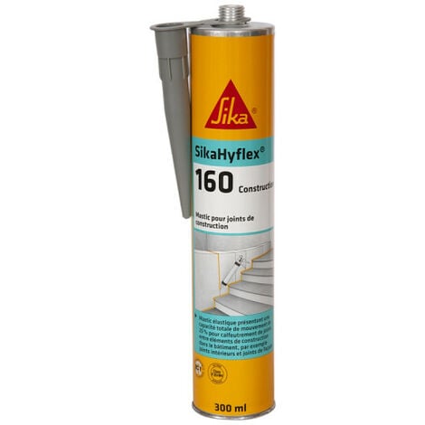 Mastic silicone SIKA SikaSeal-184 Maçonnerie - Gris béton - 300ml