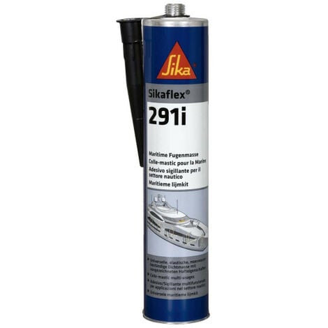 Lot de 3 colles mastic marine SIKA Sikaflex 291i - Noir - 300ml
