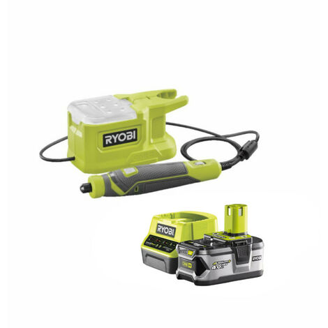 Pack RYOBI Mini outil multifonction 18V One+ RRT18-0 - 1 Batterie 4.0Ah - 1 Chargeur rapide RC18120-140 (1/5)