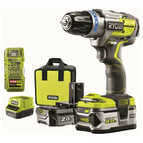 Perceuse visseuse 18V ONE+(2x2.0Ah) R18PDBL-220S RYOBI 5133003436