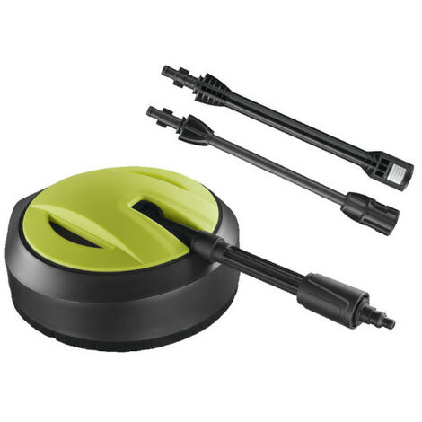 Nettoyeur De Surface EVEAGE EP006 39,4 Cm Pour Nettoyeur Haute Pression - Busel Rotative Avec 4 Roues, Carter Inox, 2 Rallonges Et 2 Buses De Rechange, Pour Terrasse Et Allée