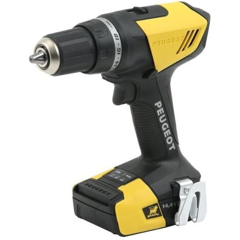 Perceuse PEUGEOT ENERGYDRILL-14V15 - 2 batteries 14.4V 1.5 Ah - 1 chargeur 250310 (1/5)