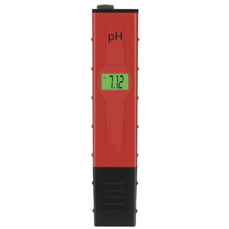 Mareva – pH mètre électronique pour analyse de l'eau de piscine – Lecture de 0 à 14 pH – Précision +/- 0,1 pH – Calibrage manuel