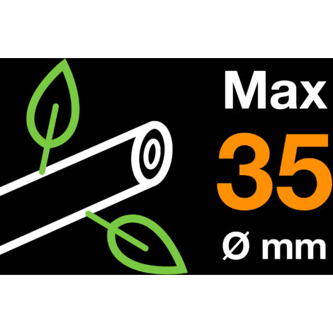 Coupe-branches Singlestep™ M L28 à lame franche, 50 cm Ø 32 mm