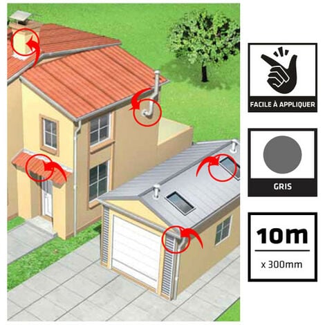 Bande d'étanchéité bitumineuse SIKA SikaMultiSeal - Gris - 75mm x 10m
