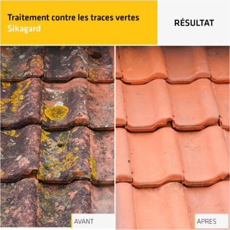 Traitement algicide et fongicide SIKA - Sikagard-120 Stop Vert - 20L